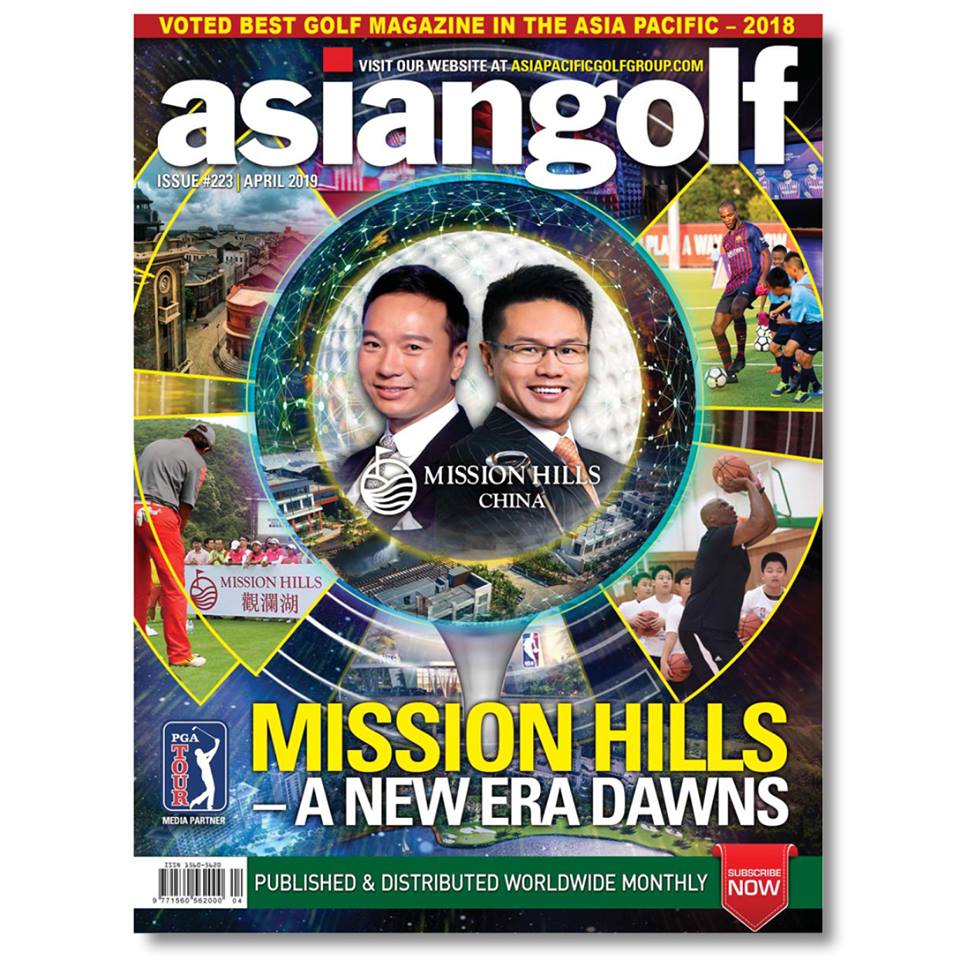 cover of April 2019 edition of ASIAN GOLF