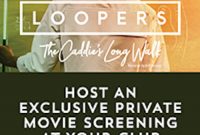 Movie poster of LOOPERS: THE CADDIE’S LONG WALK, narrated by Bill Murray and directed by Jason Baffa. The film will be available in theaters June 7th.