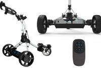 The Club Booster eWheels transform your push cart into a remote controlled caddie.