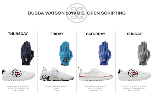 Bubba Watson 2019 U.S. Open Championship Apparel