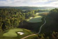 Aerial of the 2nd hole Potomac Shores