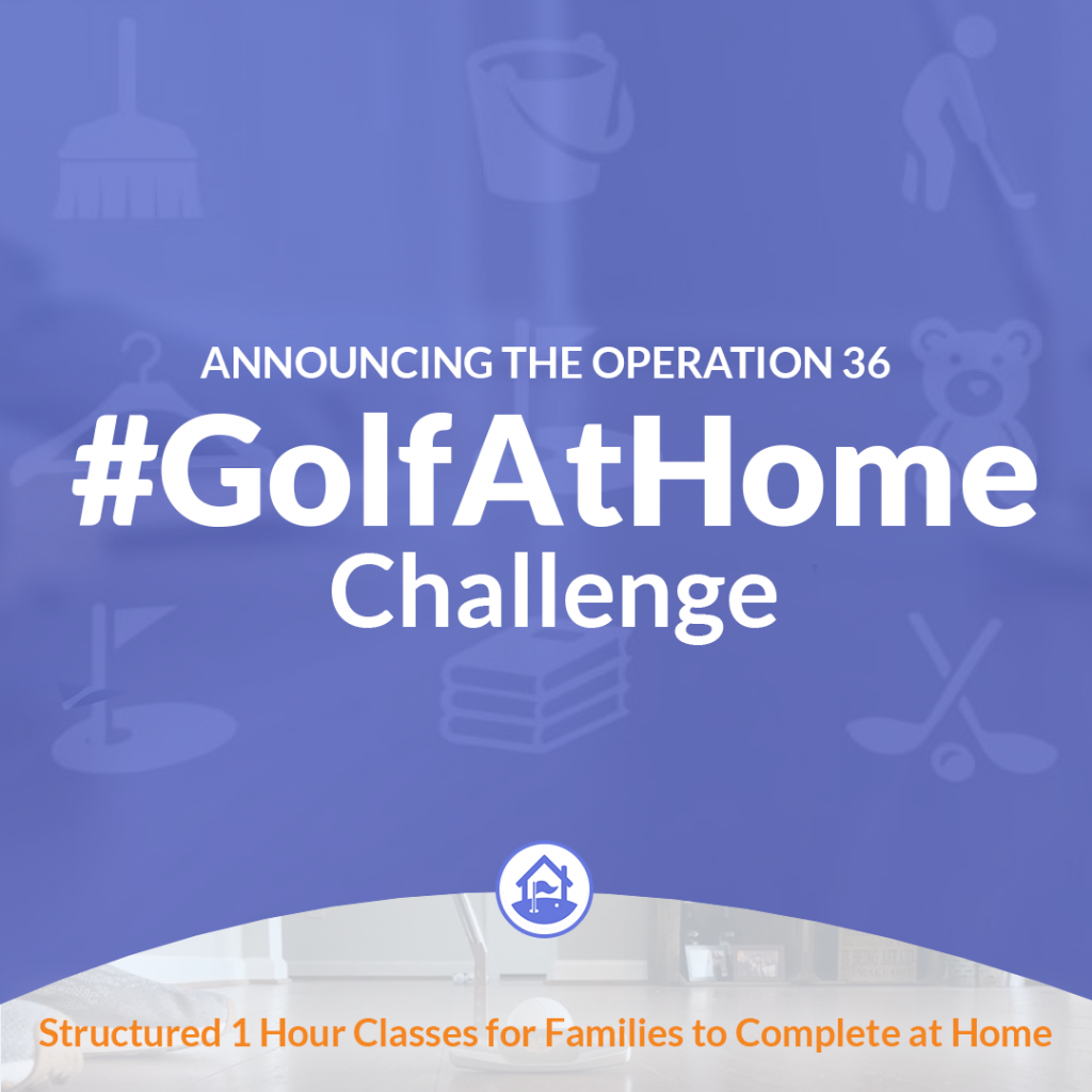 picture of the #golfathome challenge