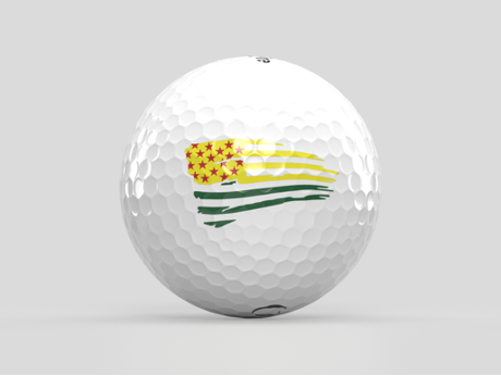 limited-edition Veterans Flag Golf Ball to benefit PGA Hope, made by Oncore Golf