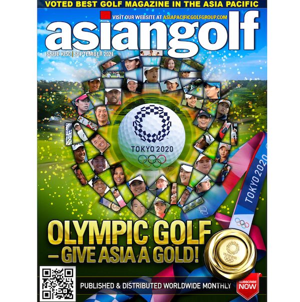 cover of September 2021 edition of ASIAN GOLF magazine