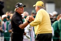 Pictured Gary Player and Jack Nicklaus