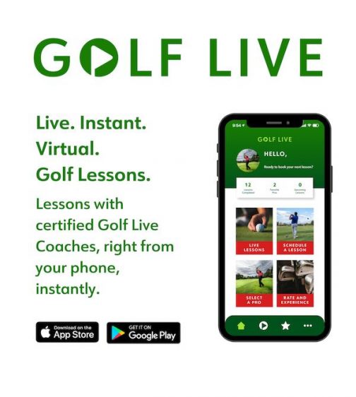 GOLF LIVE TO EXHIBIT AT 2022 PGA SHOW AND SHOWCASE INSTANT VIRTUAL LESSONS MOBILE APP The Golf