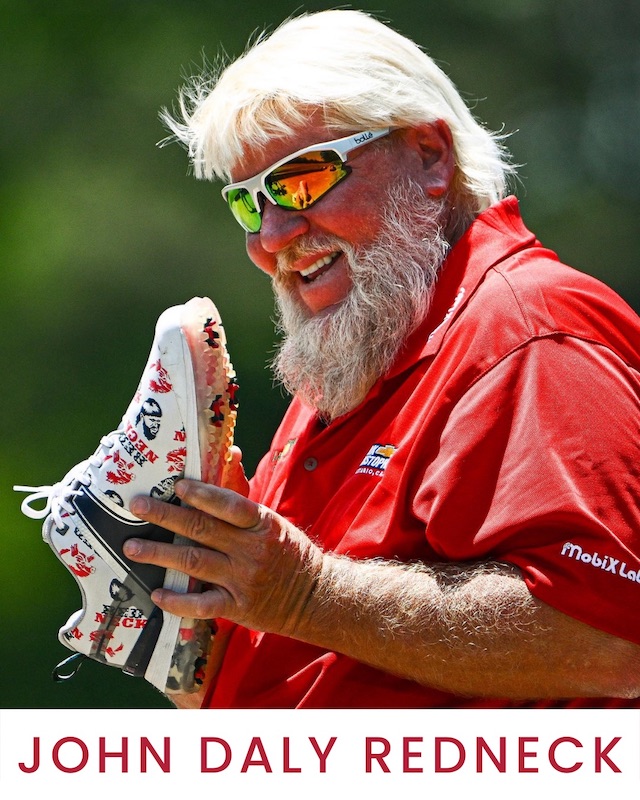 SQAIRZ LAUNCHES NEW “JOHN DALY REDNECK” GOLF SHOES WITH PGA LEGEND JOHN DALY  - The Golf Wire