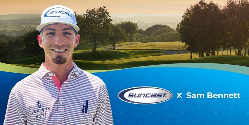 SAM SPONSORED BY SUNCAST CORPORATION, TEES OFF IN U.S. OPEN