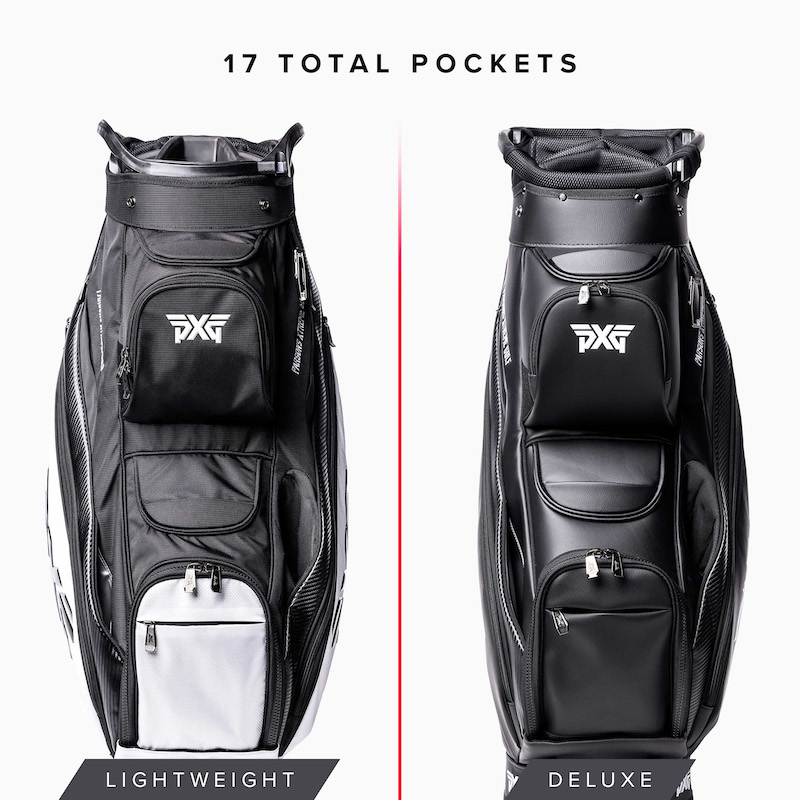 PLAY THE COURSE WITH CONFIDENCE WITH PXG'S ALL-NEW CART BAGS