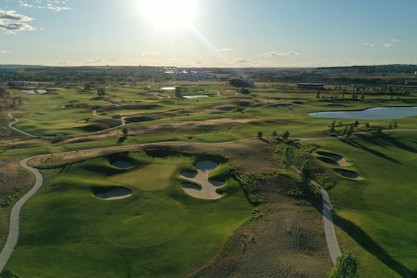Overhead picture of Three Crowns Golf Club