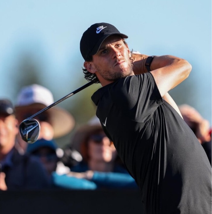 Picture of Thomas Pieters playing golf