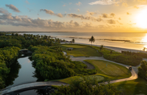 aerial view of El Camaleón Golf Course at Mayakoba, Riviera Maya