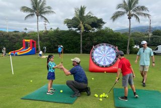 Picture of First Tee – Hawai‘i students receive lessons from Aloha Section PGA teachers at Kā‘anapali.