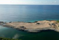 A picture of Las Iguanas at Cap Cana in the Dominican Republic while it is under construction by Nicklaus Design